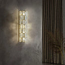 Axyaa Crystal Wall Lamp: Elegant LED Lighting for Luxury Living Room, Bedroom, Dining Room