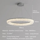Luxury Crystal Pendant Chandeliers with LED Lights by Axyaa