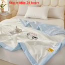 Axyaa Cotton Summer Cool Quilt | Single Size | Machine Washable | All-Season Universal