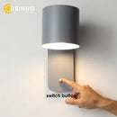 Axyaa Nordic Rotatable Wall Lamp with Switch, Adjustable for Home Decoration and Study