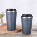 Axyaa Insulated Coffee Flask - Double-Wall Stainless Steel Travel Mug