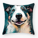Axyaa Cute Cow Cartoon Square Cushion Cover - Simple Home Decor Pillowcase