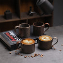 Axyaa Coarse Ceramic Coffee Mug Set for Modern Living Room Decor
