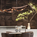 Axyaa Stainless Steel Luxury Chandeliers - Designer Bar Lamps for Elegant Dining Spaces