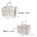 Axyaa Portable Folding Storage Basket: Organize Books, Cosmetics & More!