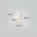 Axyaa LED Rotatable Wall Lamp USB Charging Touch Dimming for Bedroom and Living Room