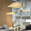 Axyaa Cloud Chandelier: Danish Paper Pendant Lamp for Home Décor