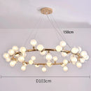 Axyaa Modern LED Pendant Chandeliers for Living and Dining Room Lighting