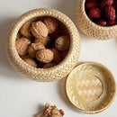 Axyaa Double Layer Bamboo Fruit Storage Basket
