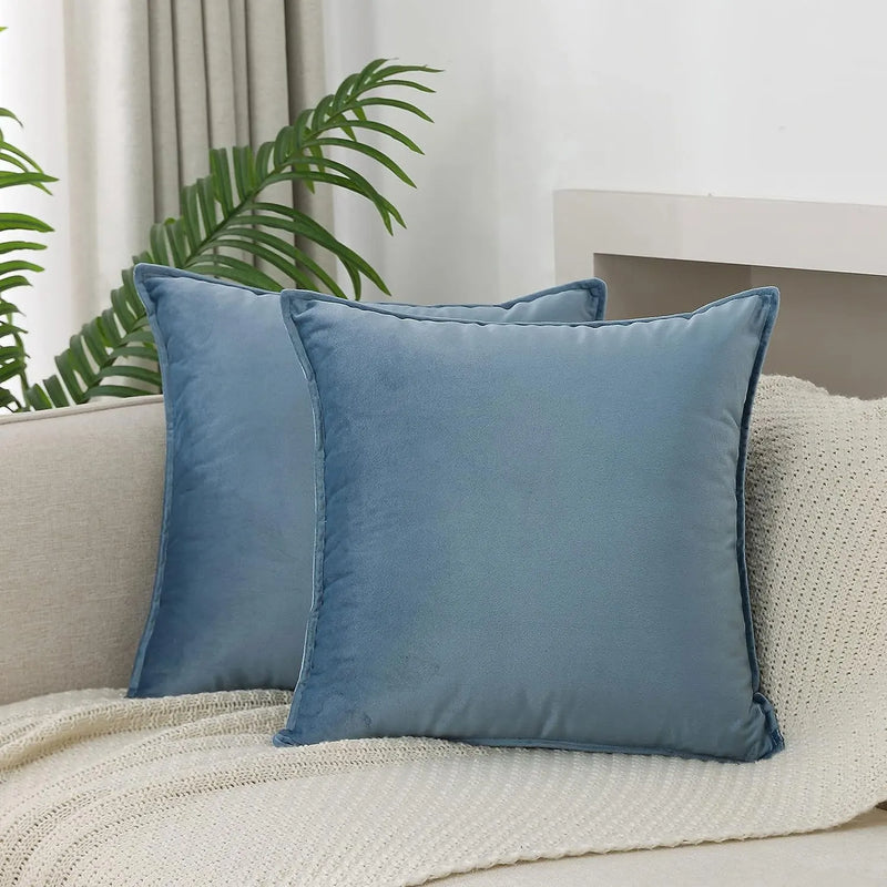 Axyaa Velvet Cushion Cover 40x40 for Sofa Car Home Decor