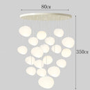 Axyaa Modern Indoor Pendant Chandelier LED Ceiling Light for Dining and Living Room