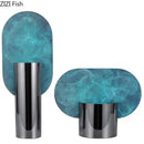 Axyaa Geometric Marble Vase: Creative Table Decoration for Aesthetic Rooms
