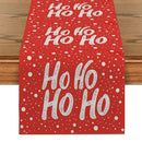 Axyaa Christmas Polka Dot Table Runner - Festive Kitchen & Dining Room Decor