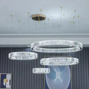 Axyaa Nordic Crystal Chandelier: Luxury Gold/Chromium Suspension Lamp