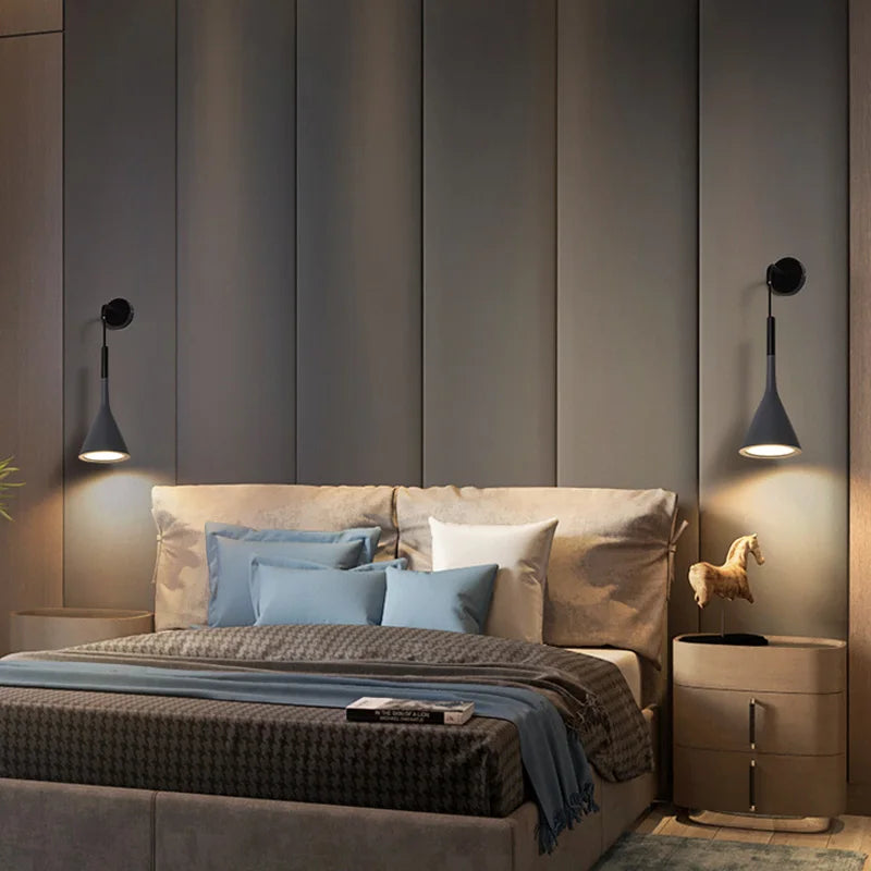 Axyaa Nordic LED Wall Lamp for Home Decor and Bedside Lighting