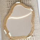 Axyaa Irregular Mirror Set for Living Room & Bedroom Decor, Nordic Style Makeup Wall Decor