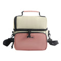 Axyaa Multicolor Insulated Lunch Bag: Double-Layer Portable Work Lunch Box, Large Capacity
