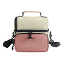 Axyaa Multicolor Insulated Lunch Bag: Double-Layer Portable Work Lunch Box, Large Capacity