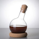 Axyaa Clear Glass Wine Decanter Bottle with Cork - 1000ml/2000ml
