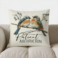 Axyaa Be Light Bird Pillow Cover for Sofa Bedroom Car - Decorative Cushion Cover