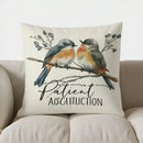 Axyaa Be Light Bird Pillow Cover for Sofa Bedroom Car - Decorative Cushion Cover