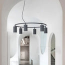 Axyaa Round Chandelier Hanging Lights for Living Room, Bedroom, Kitchen - Suspension Expert