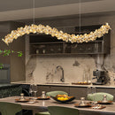Axyaa Crystal Chandelier, Modern Bedroom Ceiling Light, Luxury Living Room Pendant Lamp