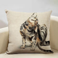 Axyaa Animal Horse Chicken Lizard Cow Antelope Pillow Case