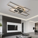 Axyaa LED Chandelier for Living Room Nordic Ceiling Light Modern Square Fixture