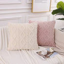 Axyaa Autumn Fuzzy Pillow Cover 45x45 for Home Decor Sofa Throw Pillow Case