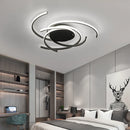 Axyaa Modern LED Ceiling Lights for Living Room, Bedroom - White Aluminum Surface Mounted Ceil Lamp