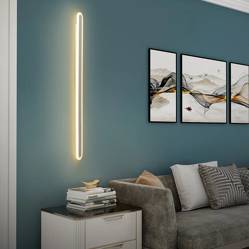 Axyaa Modern LED Strip Wall Lamp for Bedroom, Living Room, Porch & Sofa - Simple & Stylish