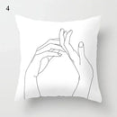 Axyaa Geometric Throw Pillowcase Home Decor Cover