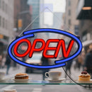 Axyaa Neon Open LED Sign RGB Multicolor Ultra Brightness Store Display