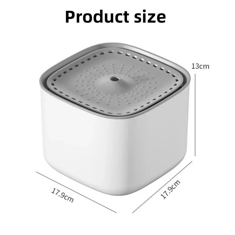 Axyaa Cat Water Fountain: Large Capacity Electric Pet Drinking Bowl