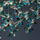 Axyaa Luxury Crystal Chandelier Dining Room Ceiling Light Indoor Lighting