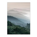 Scandinavia Mountain Lake Boat Wall Art Axyaa Print - Modern Home Decor
