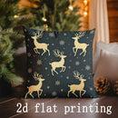 Axyaa Christmas Decorative Pillow Covers for Sofa, Bedroom, Car - Rectangular Cushion