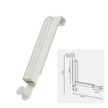 Axyaa Retractable Foldable Wall Mount Clothes Drying Rack - Punch-Free Holder