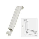 Axyaa Retractable Foldable Wall Mount Clothes Drying Rack - Punch-Free Holder