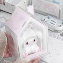 Axyaa Acrylic Dollhouse Storage & Pen Holder | Pink House Display Stand