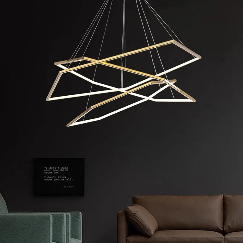 Axyaa Modern LED Chandelier Ceiling Pendant Light for Dining Room