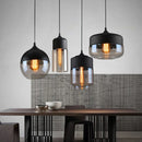 Axyaa Modern Glass LED Chandelier – Decorative Pendant Light for Living, Dining, Bedroom and Kitchen