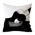 Axyaa Art Pattern Throw Pillow Case for Home Sofa Seat Room Decor