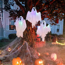 Axyaa LED Flying Ghost Decor: Cute Halloween Outdoor Haunted House Decorations