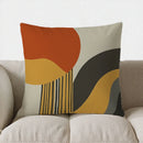 Geometric Artistic Cushion Cover for Sofa, Bedroom, Car by Axyaa
