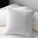 Axyaa Forest Nordic Style Cream Oil Painting Cushion for Modern Luxury Living Room