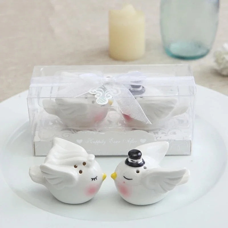 Axya Hand-painted Angel Bird Spice Bottles Set for Kitchen Home Gift