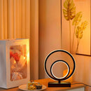 Axyaa Ring USB Lamp with 3-Color Dimming - Modern Minimalist Design