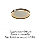 Axyaa Rose Gold LED Ceiling Light for Home Lighting in Living Room, Bedroom, Study Room